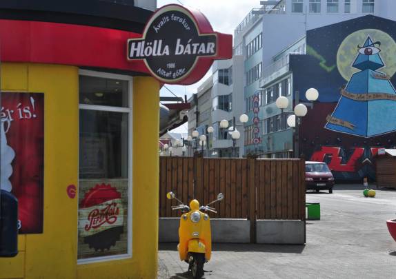 Akureyri, a maior cidade do norte da Islândia